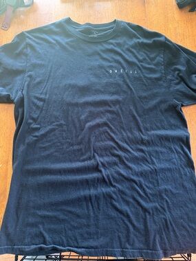O'Neill Black Short Sleeve Crew Tee with Small White Chest Logo